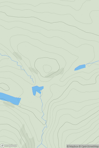 Thumbnail image for Highside Hill [Firth of Forth to the River Tweed] [NT518637] showing contour plot for surrounding peak